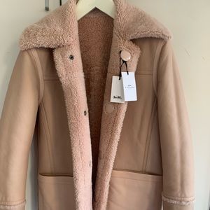 Coach Reversible 100% Lamb Shearling Coat.
